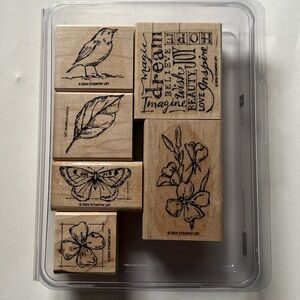 Stampin’ Up Natural Beauty Wood Stamp Set